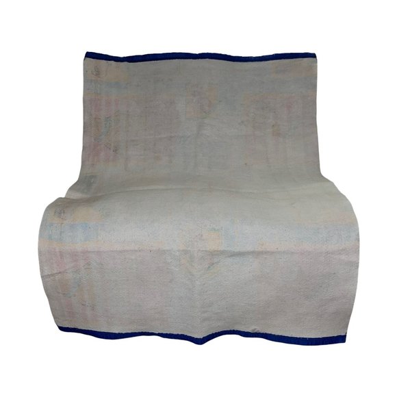 Rare Scooby-Doo Posing Vintage 1980's 80's Cartoon Throw Blanket 59 X 41 - Picture 6 of 11